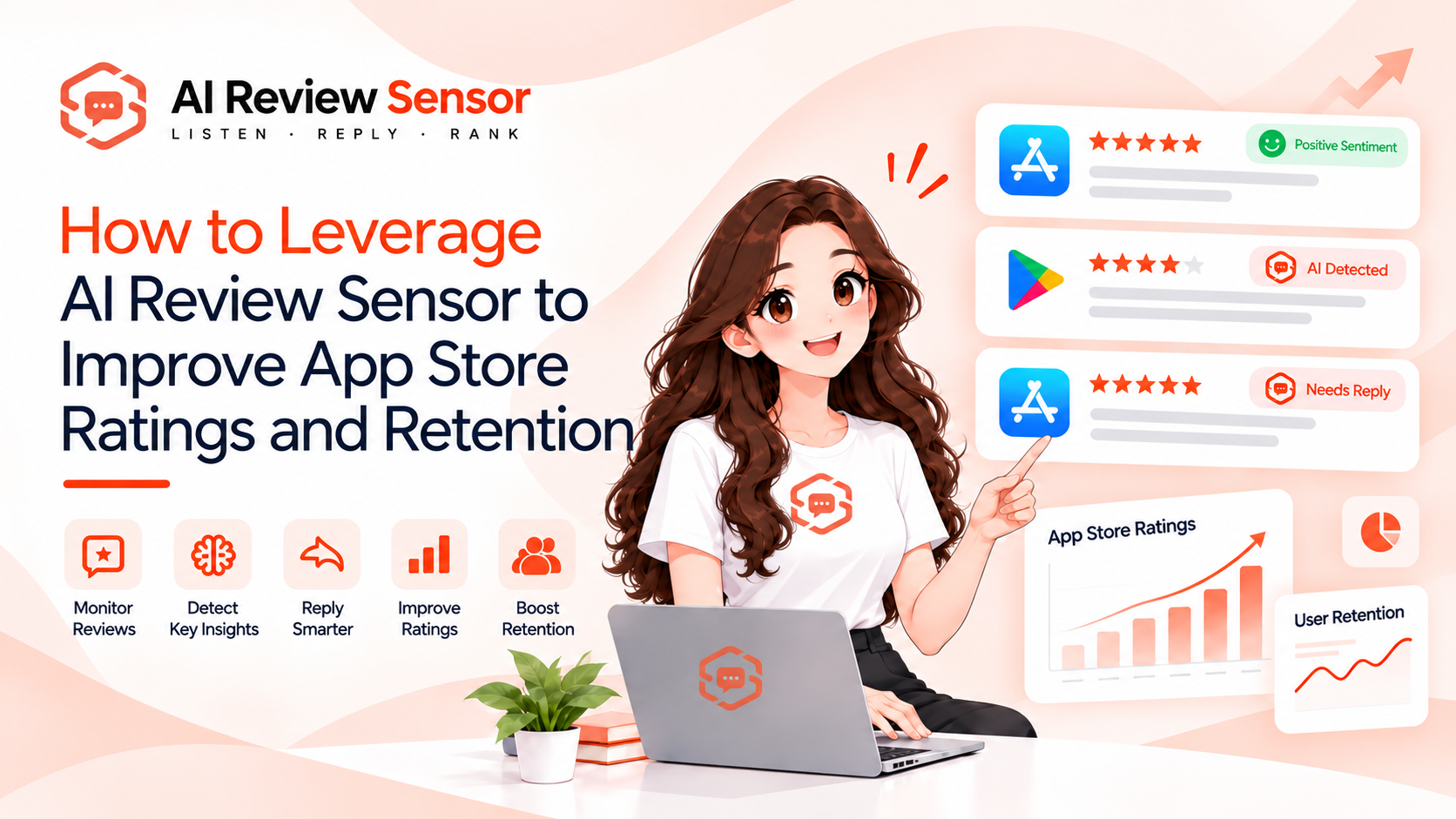 App Store Puanlarını ve Elde Tutmayı İyileştirmek İçin AI Review Sensor Nasıl Kullanılır